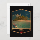 Samoa Postkarte (Vorne/Hinten)