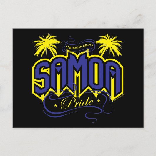 Samoa Pride Postkarte (Vorderseite)