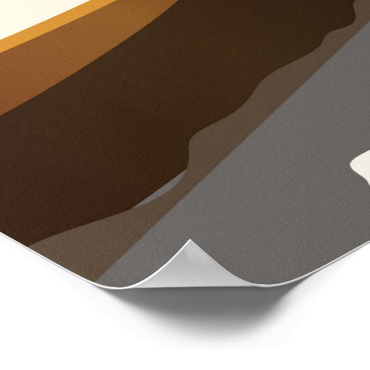 Samoa "Reise ins Abenteuer" Reiseplakat. Poster (Ecke)