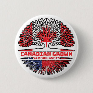 Samoa Samoan Kanadische Treuhandflagge Button