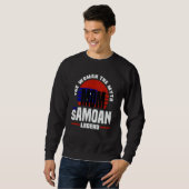 Samoa Samoan Samoa-Flagge Muttertag Sweatshirt (Vorne ganz)