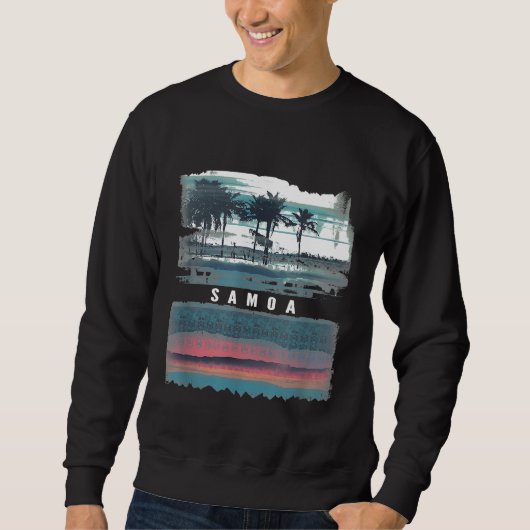 Samoa Shirt Polynesischer Urlaub Native Polynesien (Vorderseite)