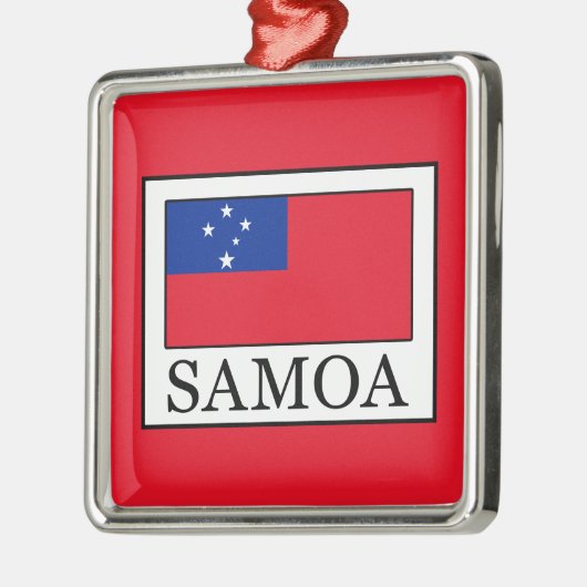 Samoa Silbernes Ornament (Links)