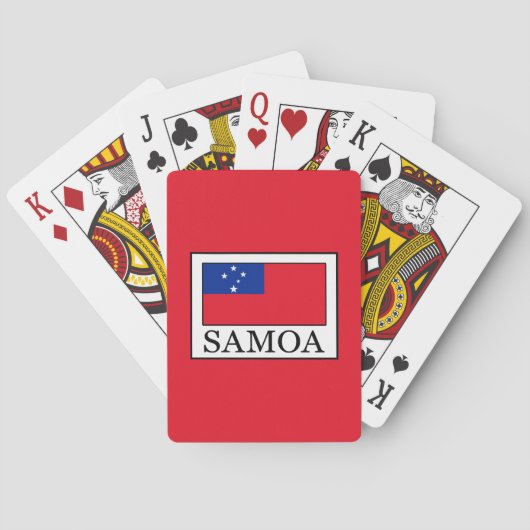 Samoa Spielkarten (Rückseite)
