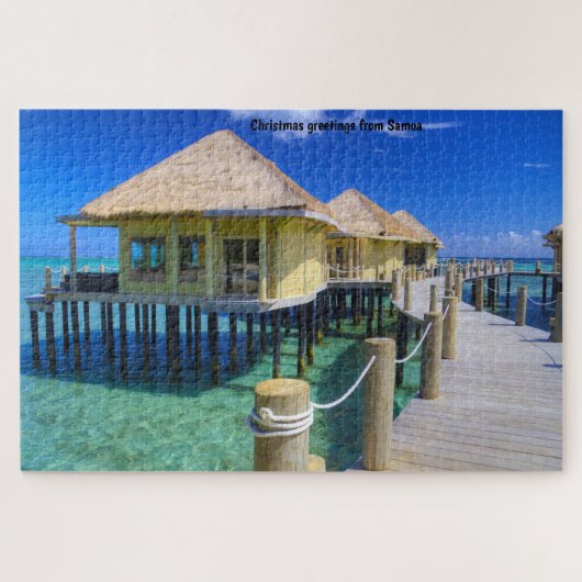 Samoa-Strandszene-Puzzle Puzzle (Horizontal)