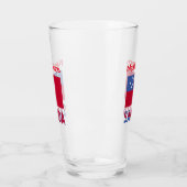 Samoa und Samoa Flag Personalisiert trinken Glas (Links)