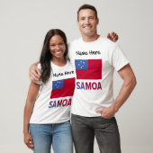 Samoa und Samoa-Flagge Personalisiert T-Shirt (Unisex)