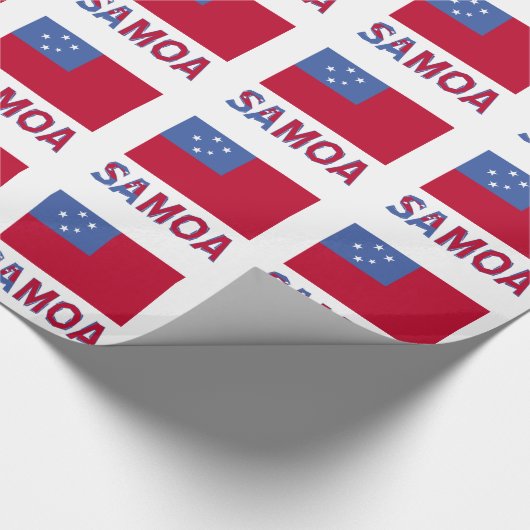 Samoa und Samoa Geschenkpapier (Ecke)