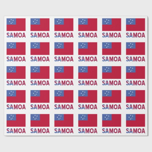 Samoa und Samoa Geschenkpapier (Flach)