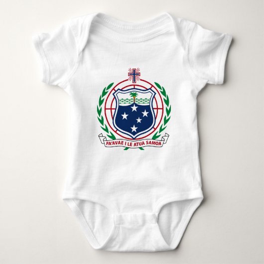 Samoa-Wappen Baby Strampler (Vorderseite)