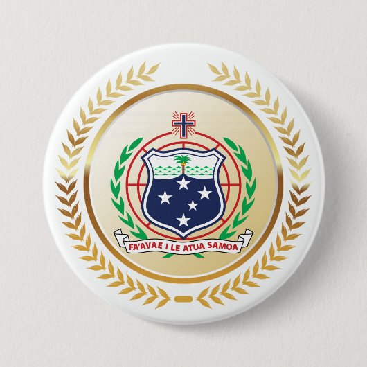 Samoa-Wappen Button (Vorderseite)