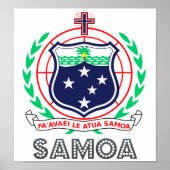 Samoa-Wappen Poster (Vorne)