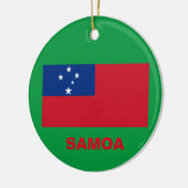 Samoa Weihnachtsdekoration Keramik Ornament (Links)