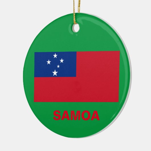 Samoa Weihnachtsdekoration Keramik Ornament (Links)
