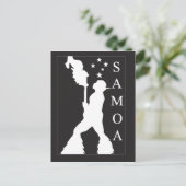 SamoaBlackWhite.ai Postkarte (Stehend Vorderseite)