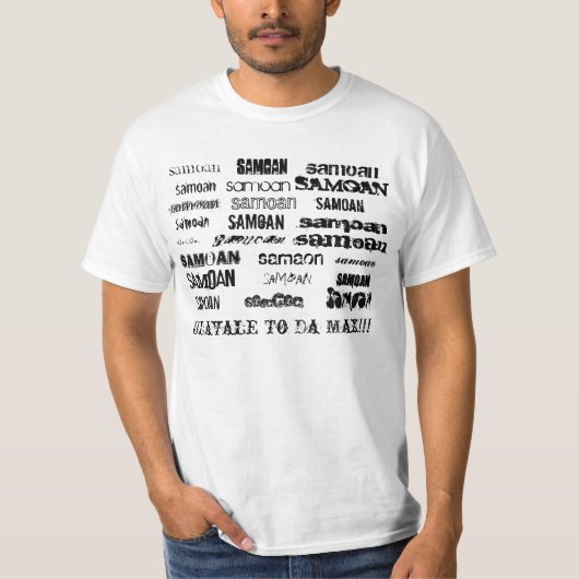 samoaisch, samoaisch, samoaisch, samoaisch, T-Shirt (Vorderseite)