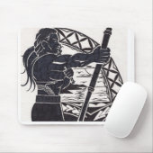 Samoaische Entwurfs-Mausunterlage Mousepad (Mit Mouse)