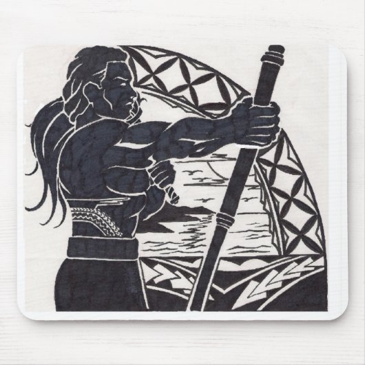 Samoaische Entwurfs-Mausunterlage Mousepad (Vorne)