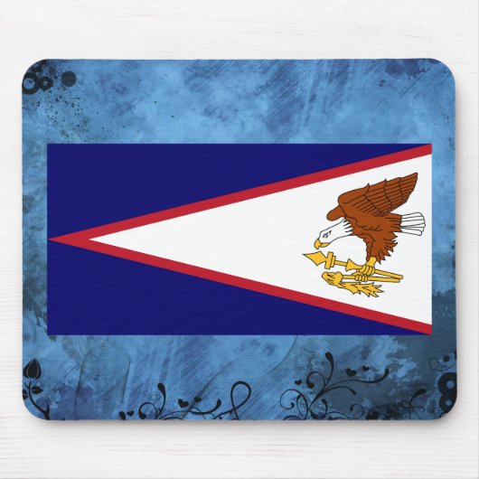 Samoaische Flagge Mousepad (Vorne)