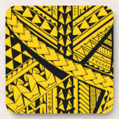 Samoaische/polynesische Stammes- Formen und Getränkeuntersetzer (Vorderseite)