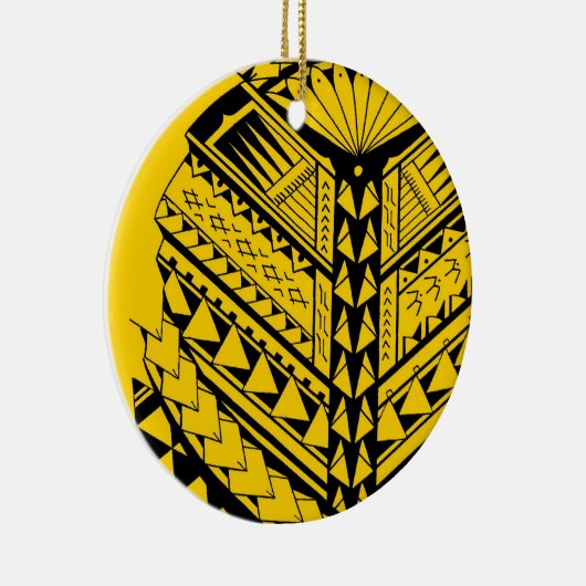 Samoaische/polynesische Stammes- Formen und Keramikornament (Rechts)