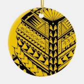 Samoaische/polynesische Stammes- Formen und Keramikornament (Vorne)