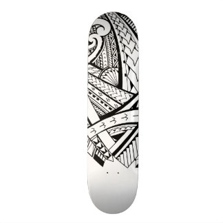 Samoaische Stammes- Entwurfsspeerspitzenmuster Skateboard
