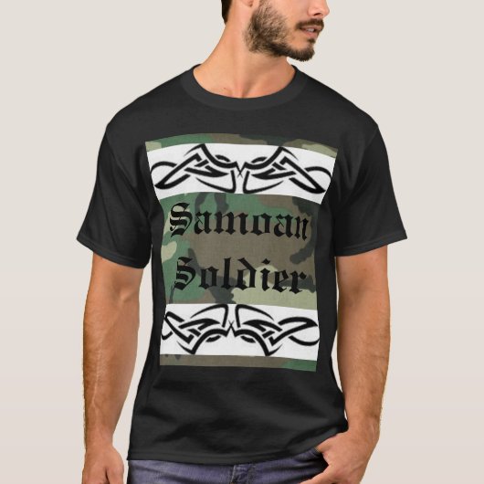 Samoaischer Soldat T-Shirt (Vorderseite)