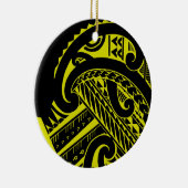 Samoaischer Stammes- Tätowierungsentwurf mit Keramik Ornament (Rechts)