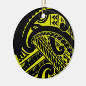 Samoaischer Stammes- Tätowierungsentwurf mit Keramik Ornament (Links)