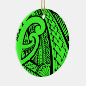 Samoaischer Stammes- Tätowierungsentwurf mit Keramik Ornament (Rechts)