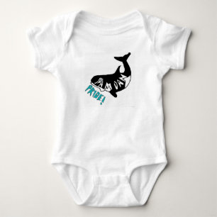 Samoaischer Stolz, Wal-Säuglings-Strampler Baby Strampler