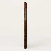 Samoaischer Tapa-hawaiisches Imitat-Holz-Surfbrett Case-Mate iPhone Hülle (Hinten/Links)