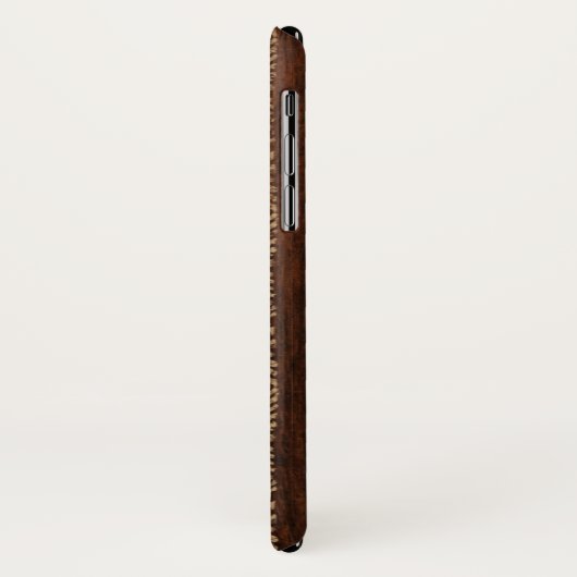 Samoaischer Tapa-hawaiisches Imitat-Holz-Surfbrett Case-Mate iPhone Hülle (Hinten/Links)