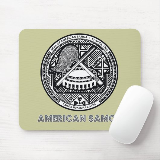 Samoaisches Emblem Mousepad (Mit Mouse)