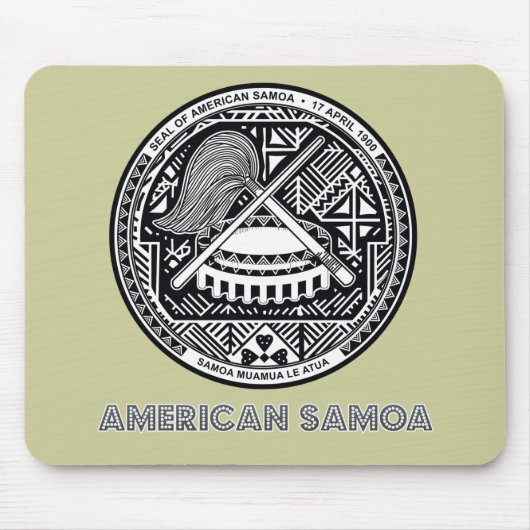 Samoaisches Emblem Mousepad (Vorne)
