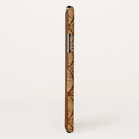 Samoaisches Schildkröte-Totem-Imitat Koa Case-Mate iPhone Hülle (Hinten/Rechts)