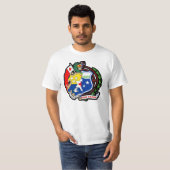 Samoaisches und tongaisches Wappen T - Shirt (Vorne ganz)