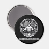 Samoan Emblem Magnet (Vorderseite/Rückseite)