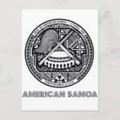 Samoan Emblem Postkarte (Vorderseite)