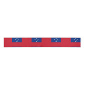 Samoan Flag & Samoa Reise, Urlaub/Sport Ripsband (Vorderseite)