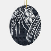 Samoan - hawaiianisch - Polynesianische Tapa-Desig Keramik Ornament (Rechts)