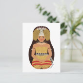 Samoan Matryoshka Postcard Postkarte (Stehend Vorderseite)