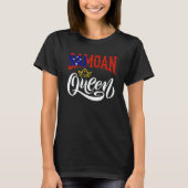Samoan Queen Samoa Samoan Samoa Flag T-Shirt (Vorderseite)