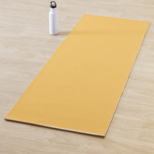 Samoan Sun Golden Yellow Solid Color Print, sonnig Yogamatte