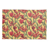 Samoan Sun Hintergrund mit roten Tulips Kissenbezug (Rückseite)