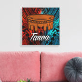 Samoan Tanoa Leinwand (Insitu (Wohnzimmer))