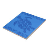 Samoan Tapa Polynesian Turtle Tile Untersetzer (Seite)