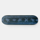 Samoan Tapa Vintag Surf Skateboard (Horizontal)