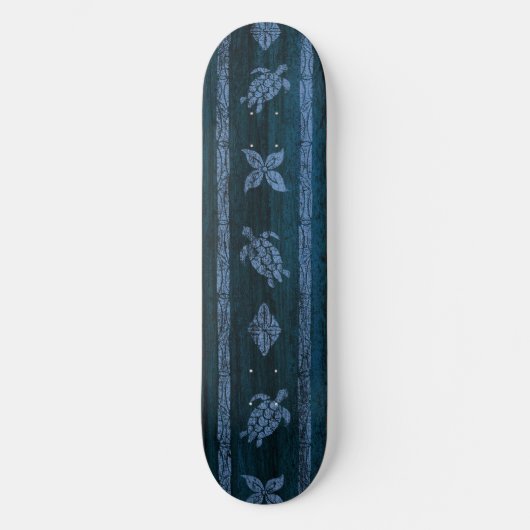Samoan Tapa Vintag Surf Skateboard (Vorderseite)